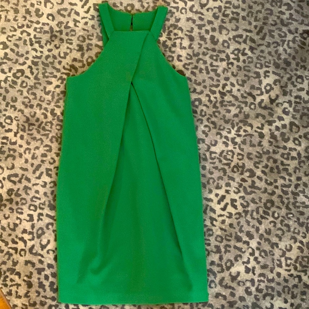 Lime green Trina Turk shift dress